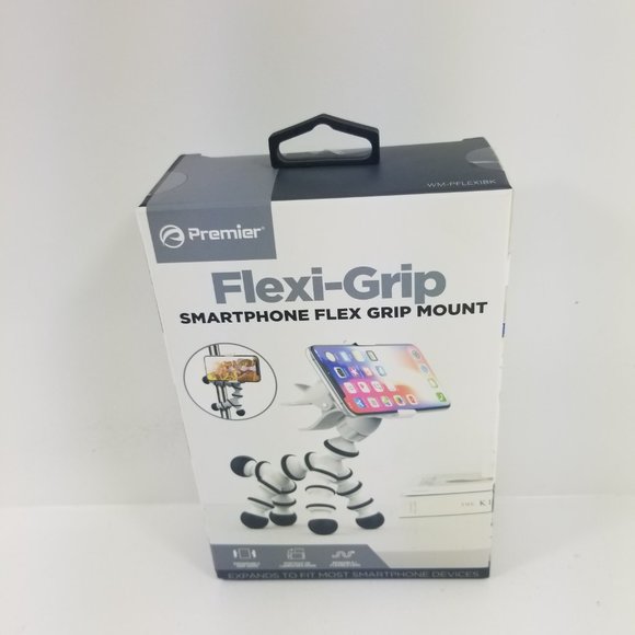 Zebra Premier Accessory Group Multi-Flex Smartphone Grip Mount- Black NEW SEALED - Picture 9 of 11